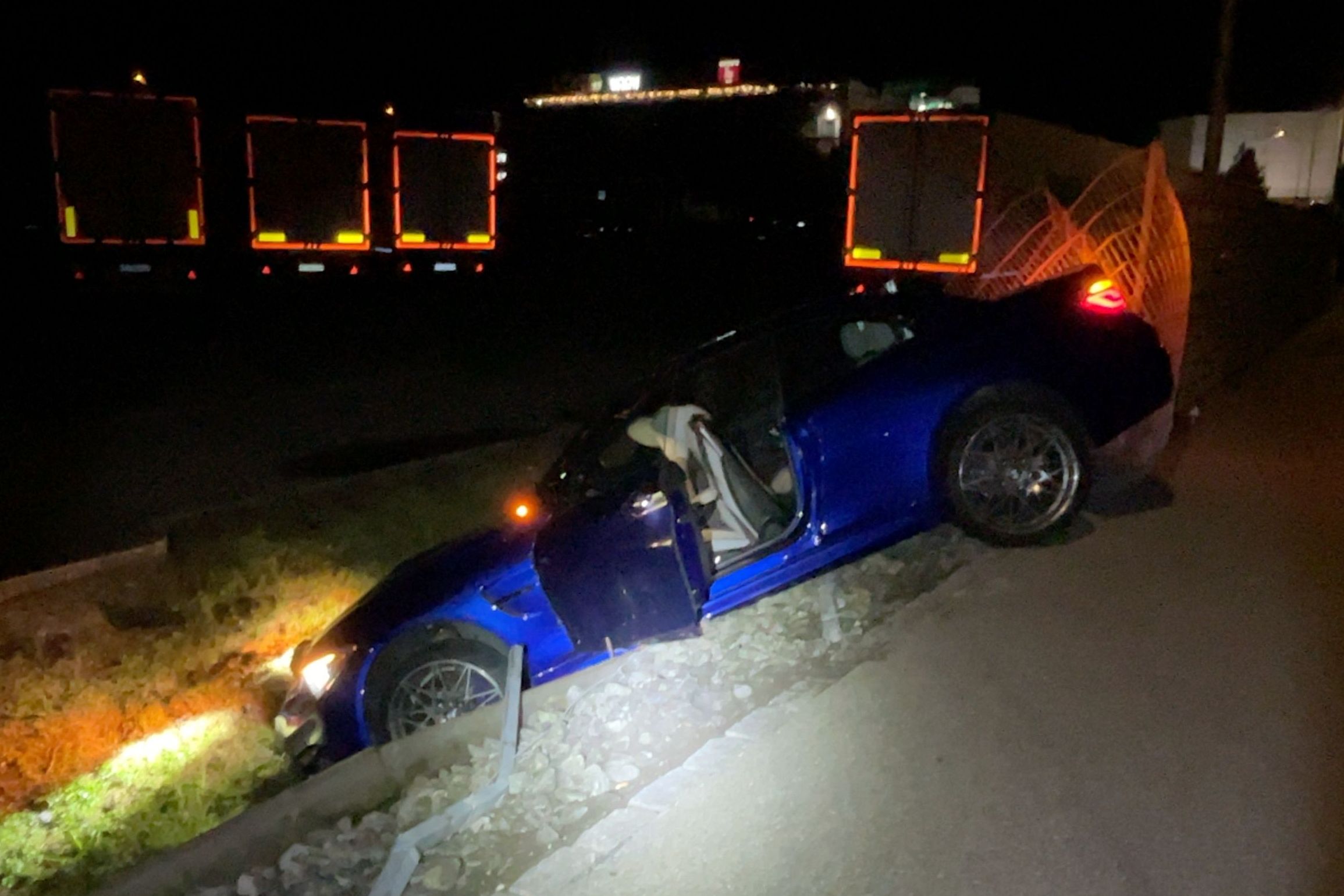 Hägendorf SO: Auto durchbricht Zaun bei Selbstunfall – Keine Verletzten