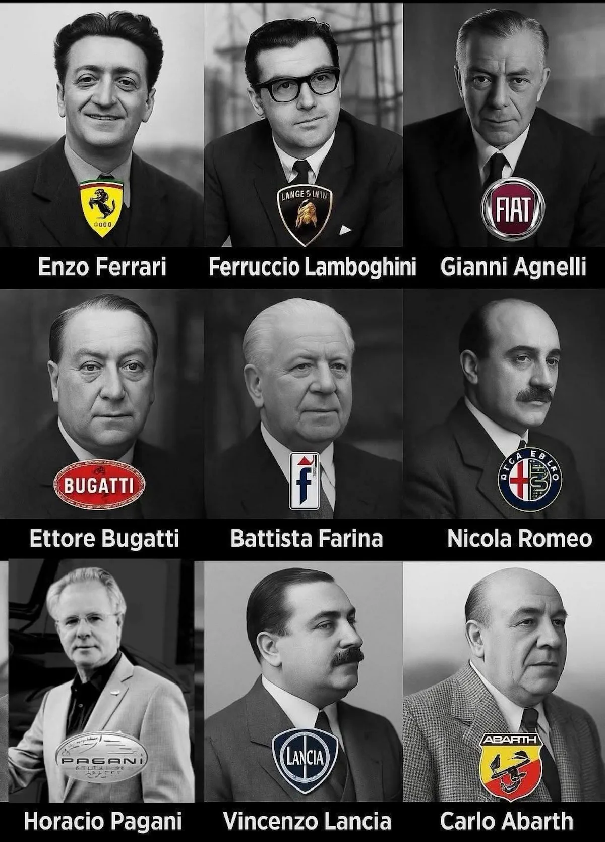 Italiens Auto-Pioniere: Die legendären Köpfe hinter Ferrari, Fiat & Co