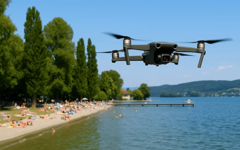Drohnen nerven Badibesucher – Murten FR reagiert mit Flugverbot
