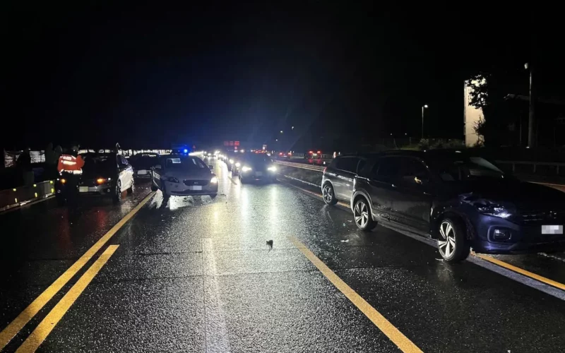 Crash auf der A1 bei Mörschwil – vier Autos, 50’000 Franken Schaden