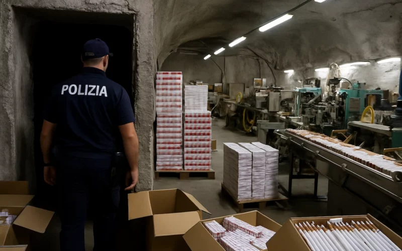 Italien: Polizei hebt geheime Zigarettenfabrik aus